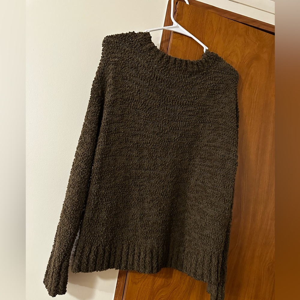 Cozy Green Knit Sweater